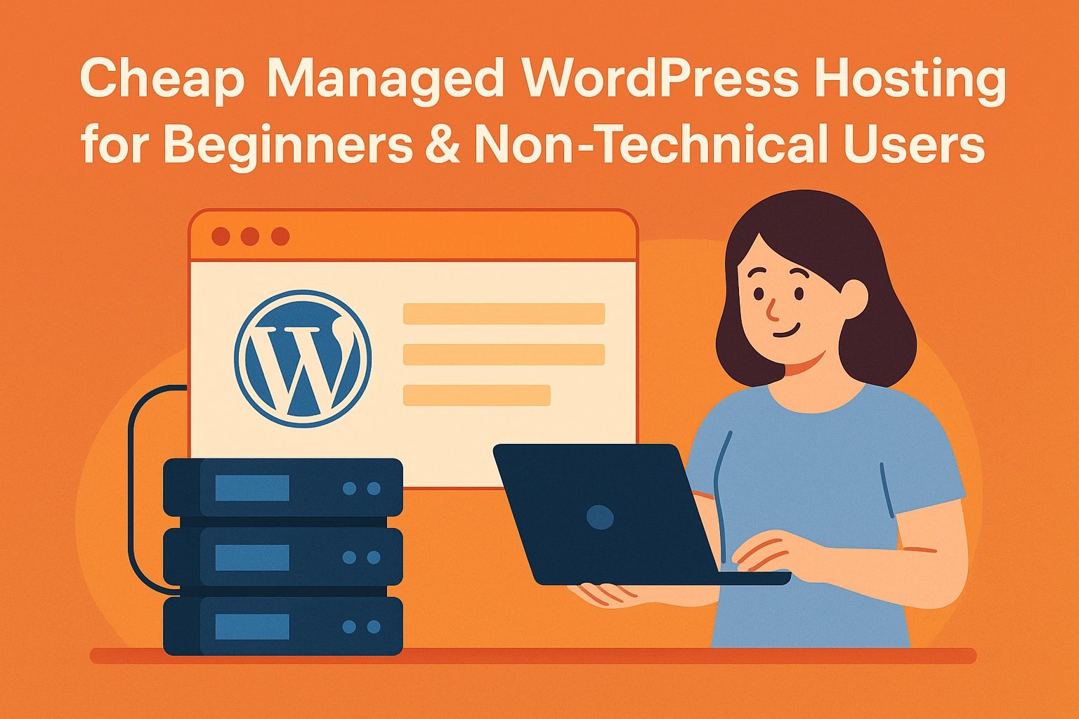 Cheap Managed WordPress Hosting for Beginners & Non-Technical Users