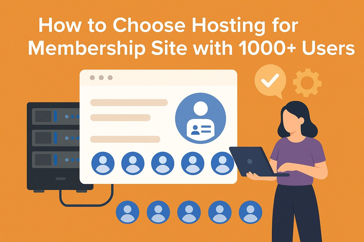 Host Users How to Choose Hosting for Membership Site with 1000+ Users